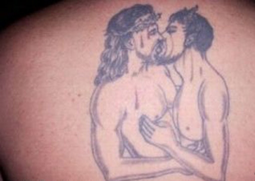 Weird-Bad-Jesus-Tattoo-Homo