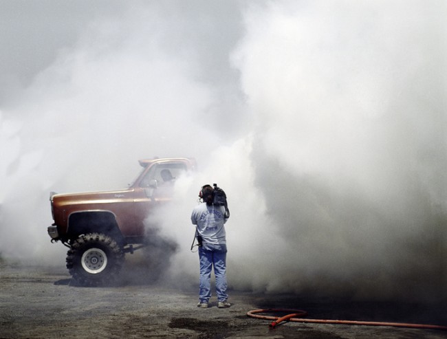 Tire burnout competition, New York