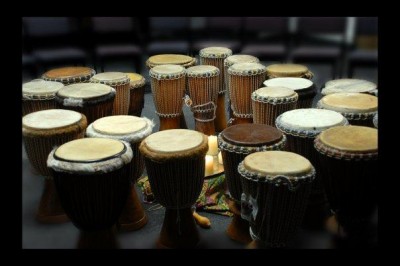 Most of us associate ritualistic music with some form of drum rhythms.