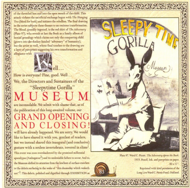 Sleepytime Gorilla Museum's debut album, Grand Opening and Closing