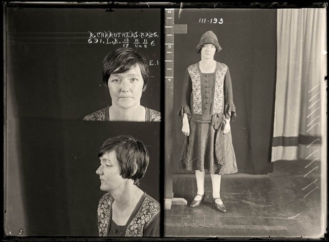Ruth Carruthers, 7 September 1926 Convicted of false pretences. Ruth Carruthers went on a criminal spree in 1926, using the art of persuasion to obtain goods and money from hapless shopkeepers. She was eventually convicted on four charges of false pretences and sentenced to six months at Long Bay. Aged 28.