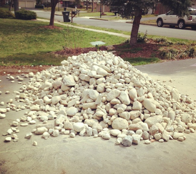Rock for backyard