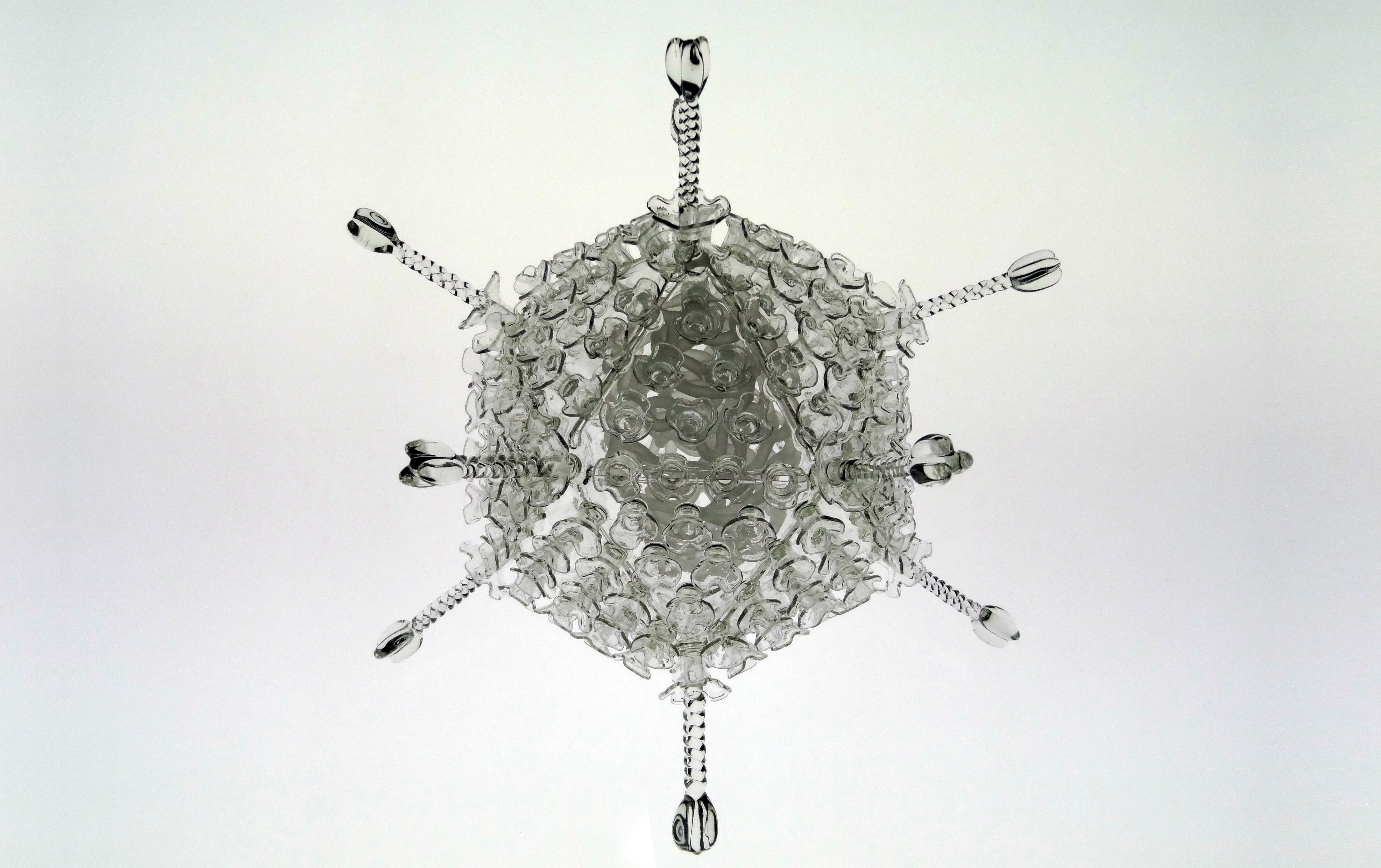 infectious beauty u2026 glass sculptures of viruses