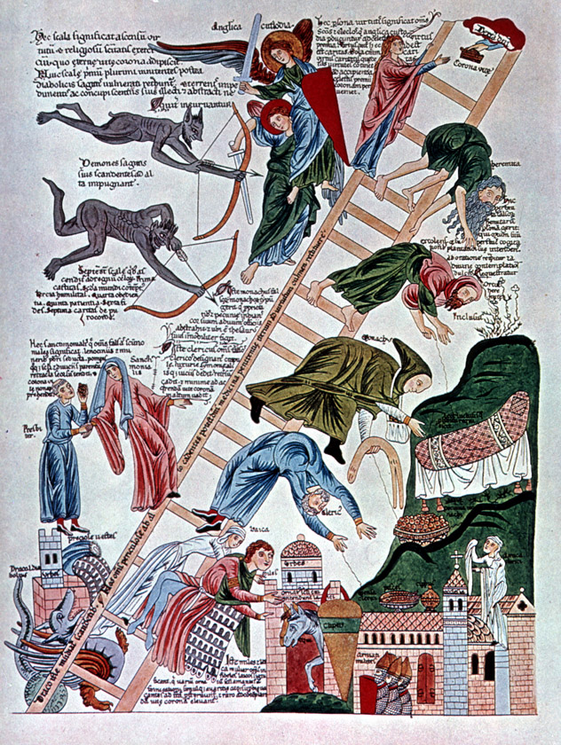 Hortus-deliciarum-Ladder-of-Virtues