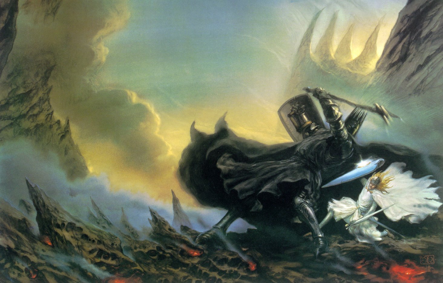 The fall of the numenor in jrr tolkiens fantasy novel