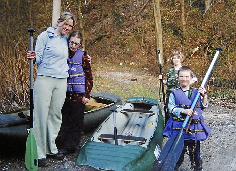 PICTURED: Klara Mauerova (left, blonde hair) and Barbara Skrlova (left, glasses). Klara's children Jakub, 10, (foreground, life jacket) and Ondrej (back, blonde hair). A 34-year-old Czech woman who posed as a 12-year-old and even had herself officially adopted and placed in a school has been arrested in Norway. The woman is wanted in connection with a child abuse case in her homeland and was found by police in Norway who found her posing as a child again - this time as a 13-year-old boy. She had shaved her hair and managed to pass herself off as a teenage boy, even managing to enrol in a school. But she was found by Czech police when she contacted authorities in Norway claiming to be a victim of abuse at a local childrens home. They asked for help from Czech authorities who found her in Oslo and identified her.