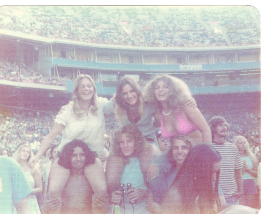 Anaheim,Ca 1975 Chicago,Beach Boys and The Eagles Concert Pam,Wendy,Vicki & Arlene Miller