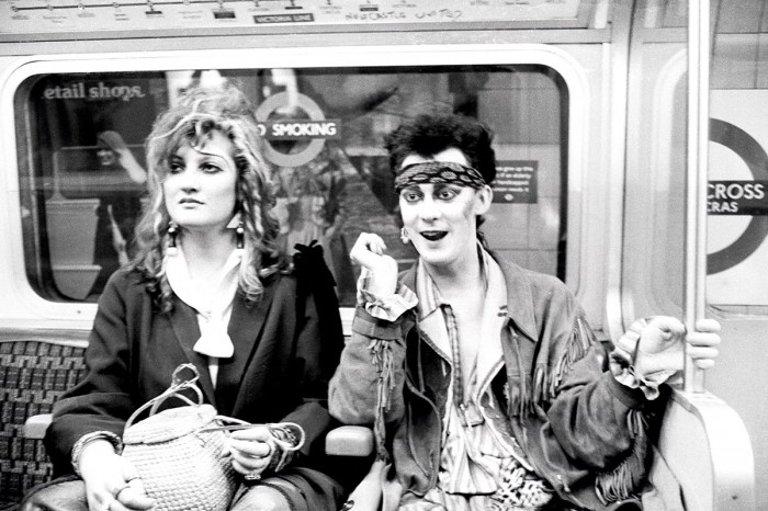 Clare Thom. Stephen Linard on their way to see Spandau Ballet 1981
