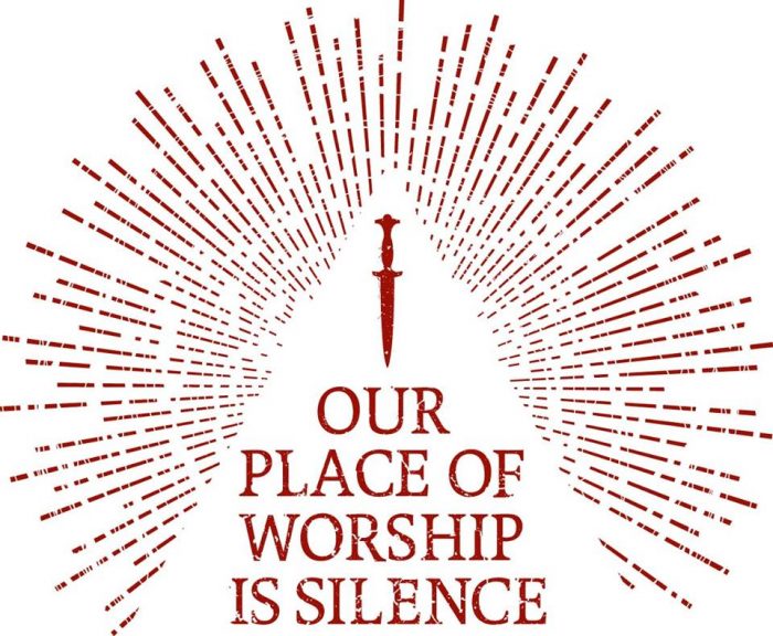 our place of worship is silence