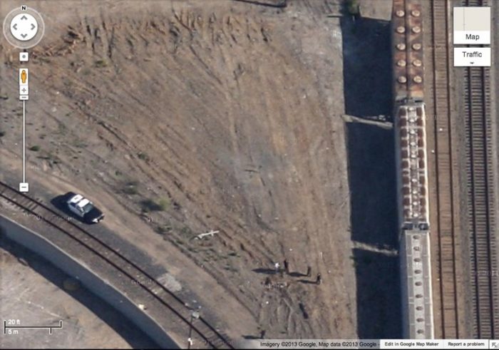 Google Maps Death Scene featuring Barrera and police of Richmond, CA