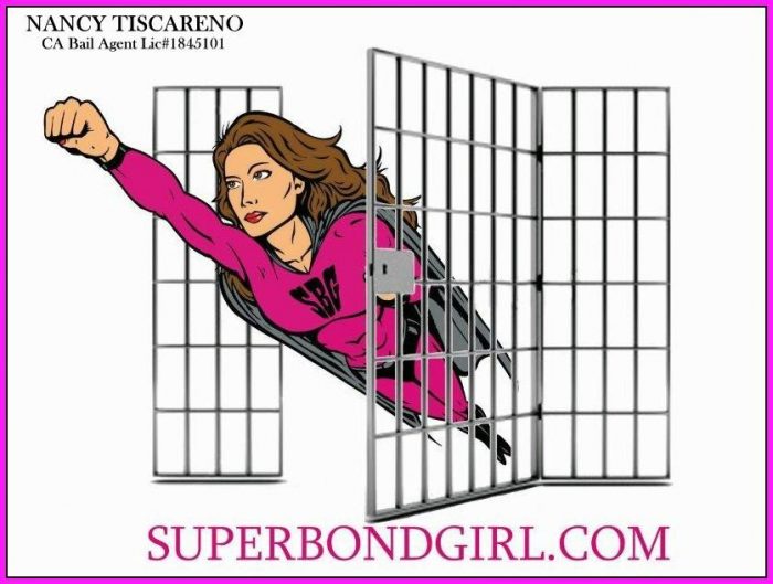 Super Bond Girl, superbondgirl, Nancy Tiscareno, bail bond, logo, trademark, SBG, world famous