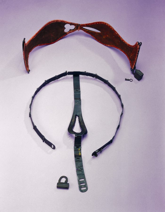 UNITED KINGDOM - NOVEMBER 22:  Chastity belts originated in the 15th century. They were devices designed to prevent the female wearer from having sexual intercourse, and incorporated openings to facilitate urination and defecation. They were locked to prevent their removal.  (Photo by SSPL/Getty Images)