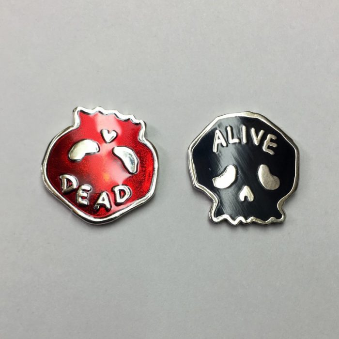 Dead/Alive Pin Set - HFFS - $17.50