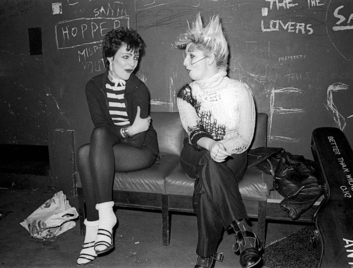 Mandatory Credit: Photo by Ray Stevenson/REX/Shutterstock (458103b) Siouxsie Sioux and Jordan SIOUXSIE SIOUX AND JORDAN, LIVERPOOL, BRITAIN - 1978