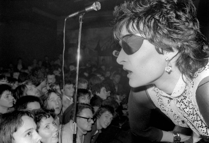 Mandatory Credit: Photo by Ray Stevenson/REX/Shutterstock (671388ah) Siouxsie and the Banshees, Nashville Rooms, London, Britain - 07 Jan 1978 - Siouxsie Sioux Siouxsie and the Banshees