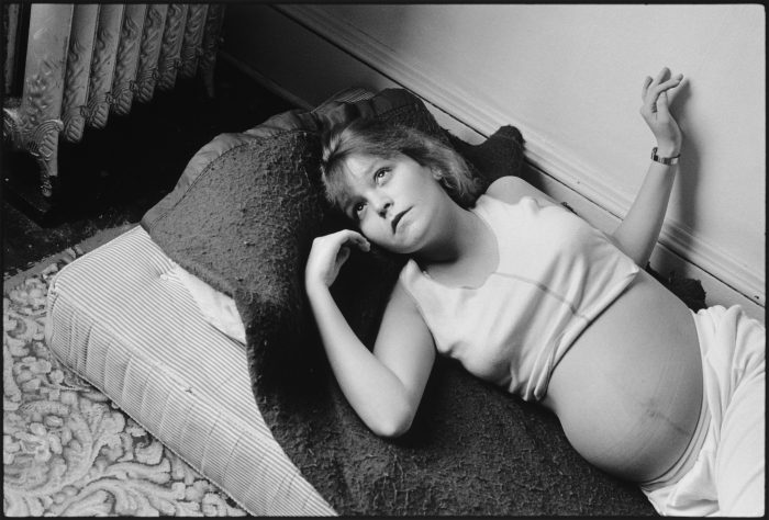 Photo: Mary Ellen Mark Erin (who previously went by her street name “Tiny”) pregnant with Daylon, Seattle, 1985