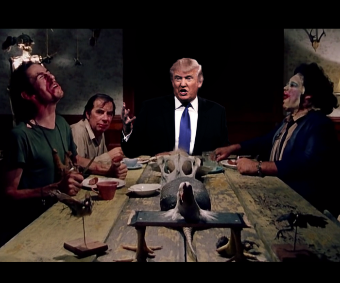 donald trump in iconic horror movies