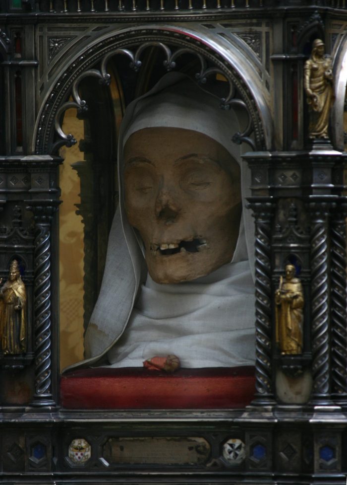 The head of Catherine of Siena
