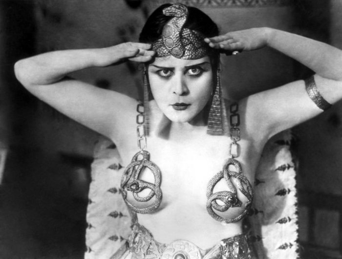 Theda Bara in a publicity photo for 1917's Cleopatra