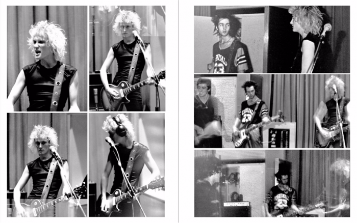 Photos from Killing Joke's October 1979 Peel Session, by Frank Jenkinson.