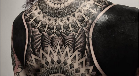 44 Shades of Black... Blackout Tattoos by Oddtattooer