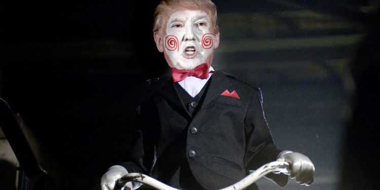 donald trump in iconic horror movies